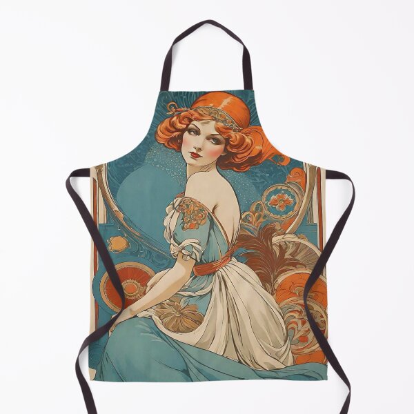 Item preview, Seated woman in art nouveau style. designed and sold by Giulivo Store Graphic.