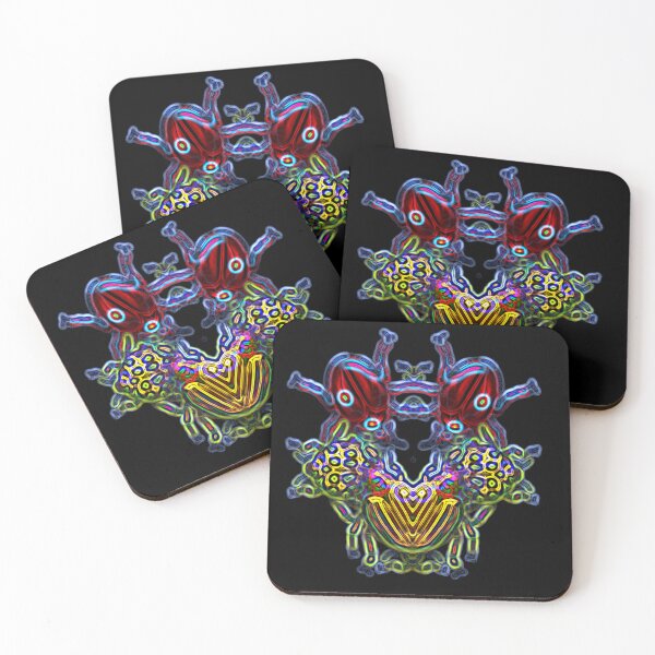 Item preview, Alien Creature Abstract Multi-colour designed and sold by Static-Fractal.