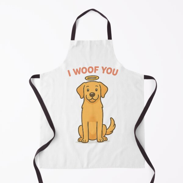 Item preview, I Woof You – Labrador Angel Dog Love Cartoon designed and sold by PetSoulPrints.