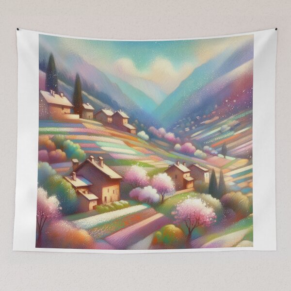 Item preview, Rainbow Terraces designed and sold by Beyondnote-Art.