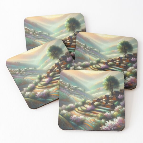 Item preview, Rainbow Terraces designed and sold by Beyondnote-Art.