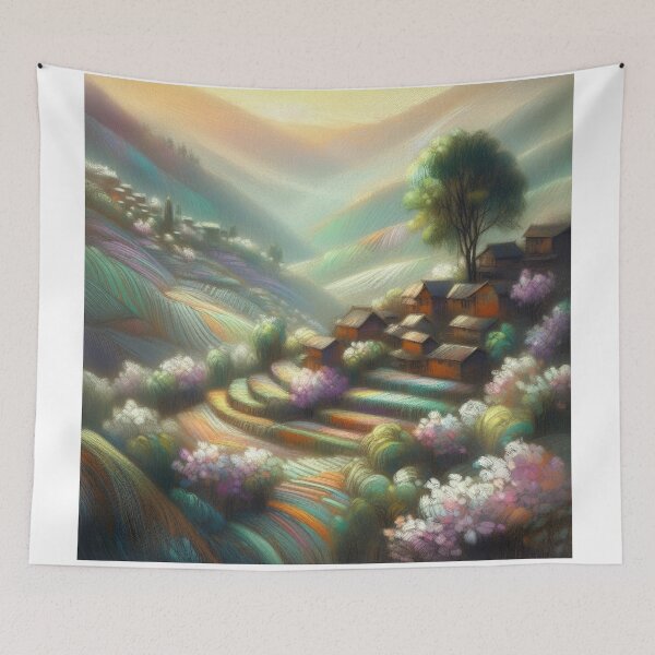 Item preview, Rainbow Terraces designed and sold by Beyondnote-Art.