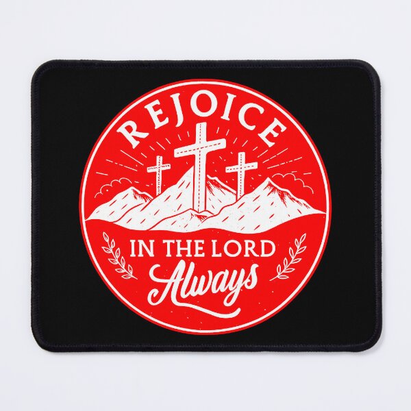 Item preview, Philippians 4:4 Rejoice In The Lord Always designed and sold by plushism.