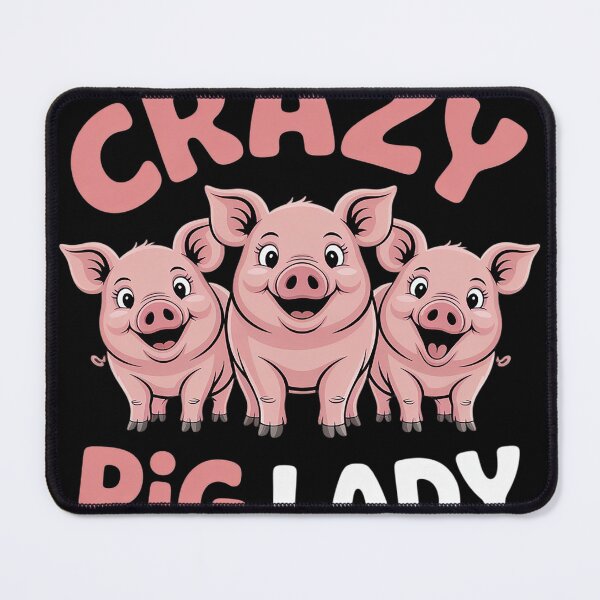 Item preview, Crazy Pig Lady Farmer designed and sold by WindowStone.