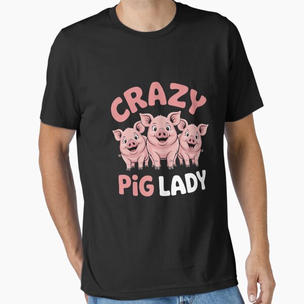 Item preview, Crazy Pig Lady Farmer designed and sold by WindowStone.