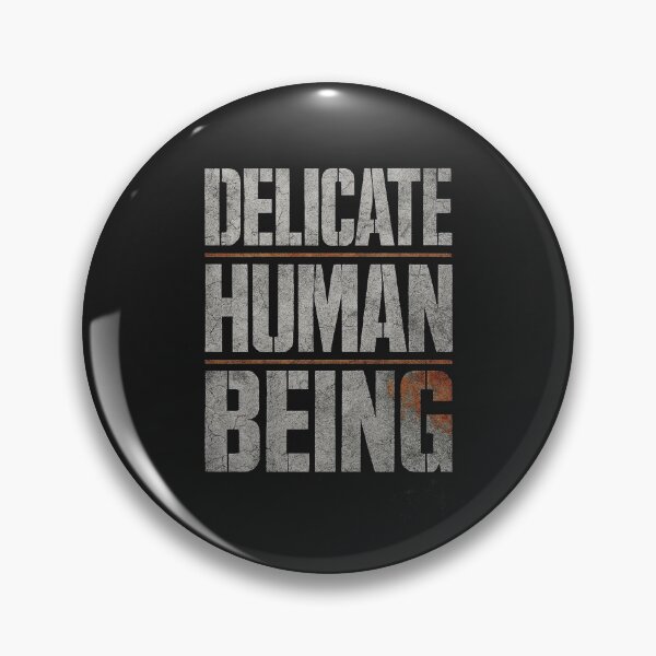 Item preview, Delicate Human Being" – Cracked Concrete Bold Statement designed and sold by notokstudio.