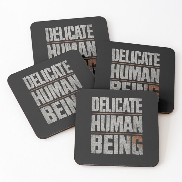 Item preview, Delicate Human Being" – Cracked Concrete Bold Statement designed and sold by notokstudio.
