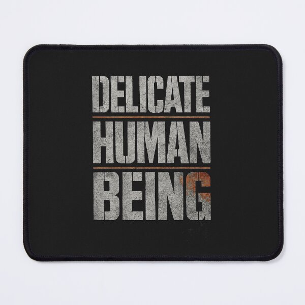 Item preview, Delicate Human Being" – Cracked Concrete Bold Statement designed and sold by notokstudio.