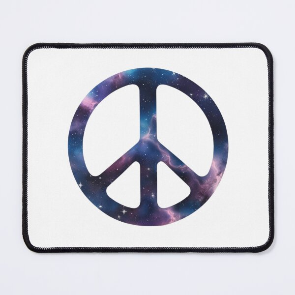 Item preview, Peace Symbol with Galactic Design | Cosmic Peace for T-Shirts and Accessories designed and sold by StormArte.