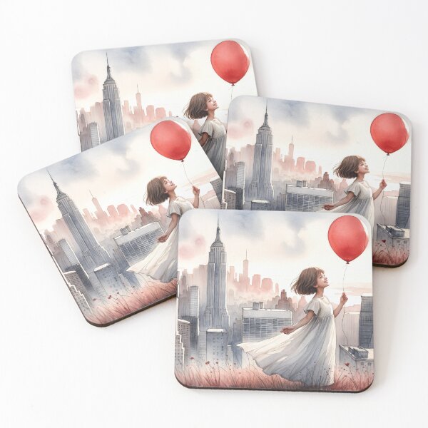 Item preview, Walk with a Balloon designed and sold by M-Y-A-R-T-.