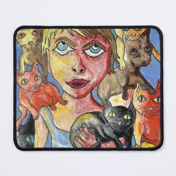 Item preview, PEPETTE WITH PERCHED CATS designed and sold by Philippe savage.