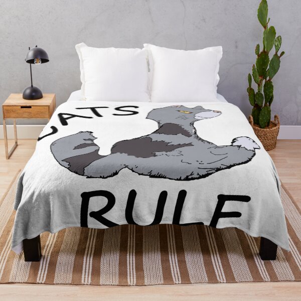 Item preview, Cats Rule - Gray designed and sold by WalkingFox.