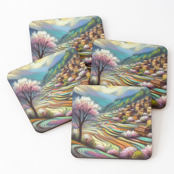Item preview, Rainbow Terraces designed and sold by Beyondnote-Art.