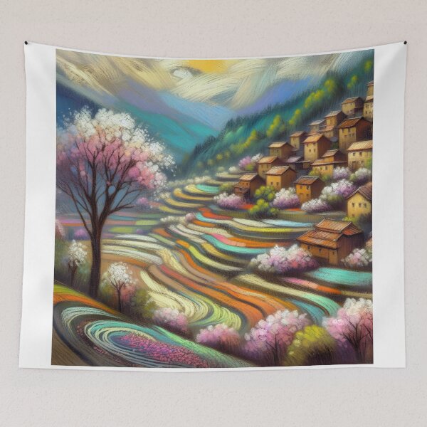 Item preview, Rainbow Terraces designed and sold by Beyondnote-Art.
