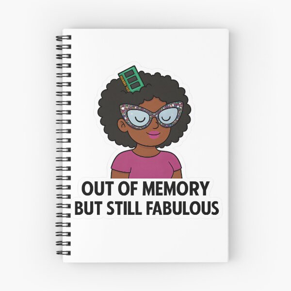 Item preview, Out of Memory But Still Fabulous – Glitter RAM Diva Sticker designed and sold by Lurixo.