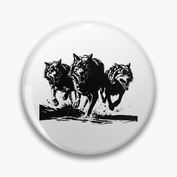 Item preview, Wolf Attack Charged Pack Hunt Alpha Wildlife Ambush Run designed and sold by inkoutninja.