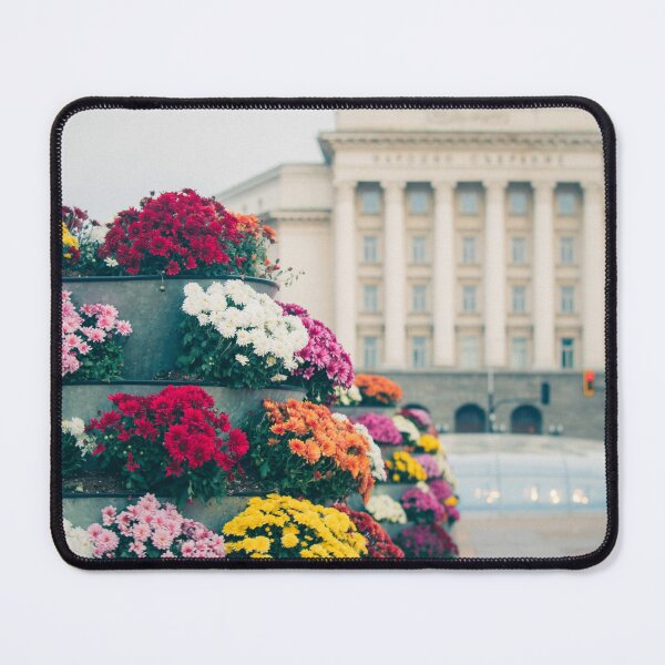 Item preview, Sofia Cityscape – Bulgarian Parliament with Spring Flowers designed and sold by MetaModel Editions.