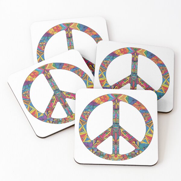 Item preview, Colorful Mosaic Peace Symbol | Creative and Vibrant Design designed and sold by StormArte.