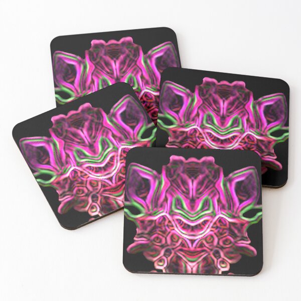 Item preview, Dancing Alien Creature Abstract Pink Neon  designed and sold by Static-Fractal.