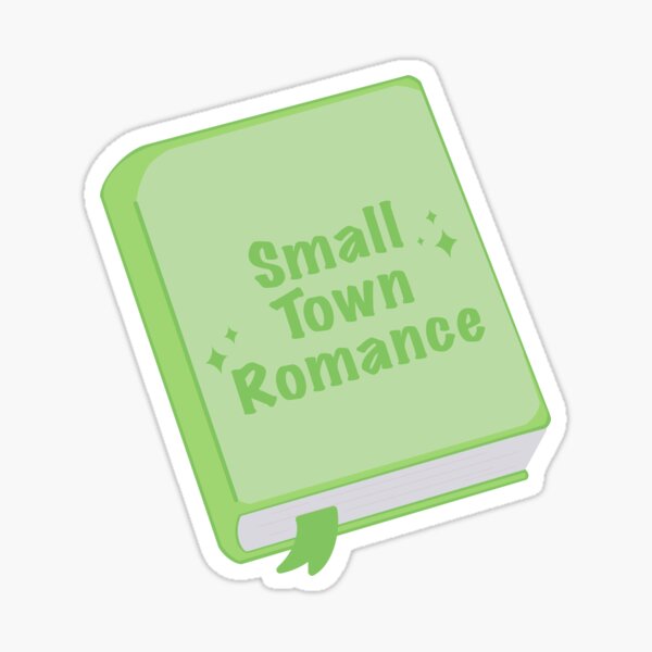 Item preview, Small Town Romance - Green Kindle Book Sticker designed and sold by PlotLines.