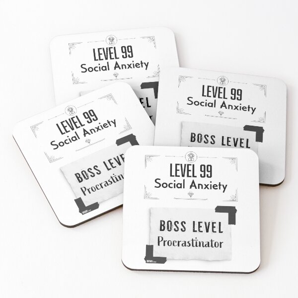Item preview, Level 99 Social Anxiety - Gamer Wear designed and sold by Trendy-Exe.