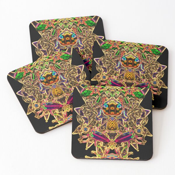 Item preview, Alien Creature Abstract Multi-coloured  designed and sold by Static-Fractal.