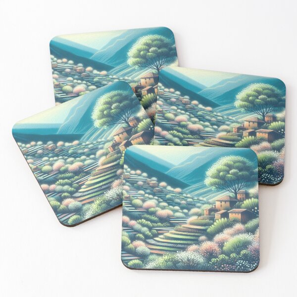 Item preview, Rainbow Terraces designed and sold by Beyondnote-Art.