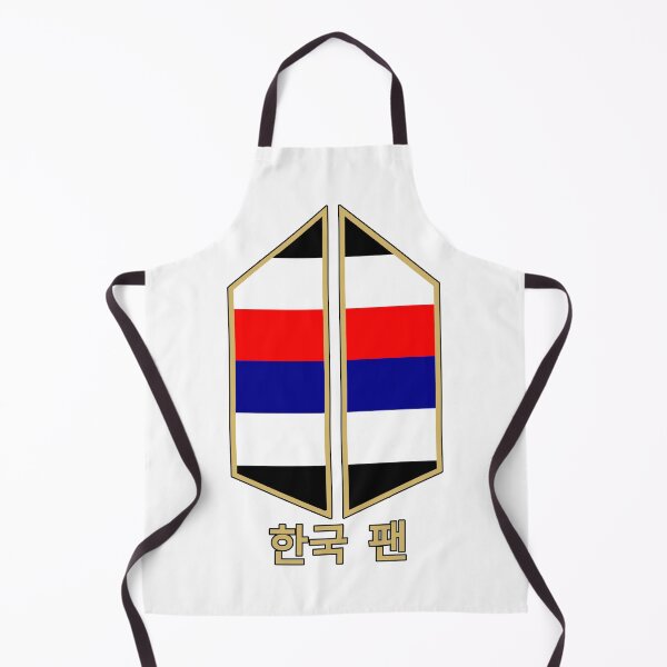Item preview, K-Pop Fan Design - Korean Flag Inspired Shield with Hangul designed and sold by Samanda Designs.