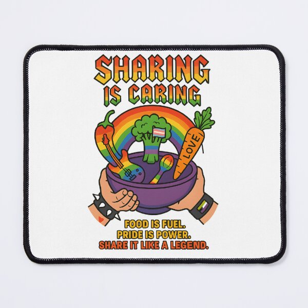 Item preview, SHARING IS CARING – QUEER & METAL EDITION designed and sold by Ristridin1988.