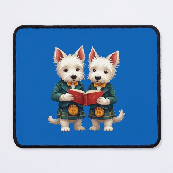 Item preview, West Highland Terriers Burns Supper Reading Poetry designed and sold by taiche.