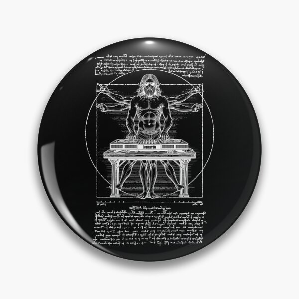 Item preview, DJ Turntable Vitruvian Man Leonardo Da Vinci Club Music designed and sold by GrandeDuc.