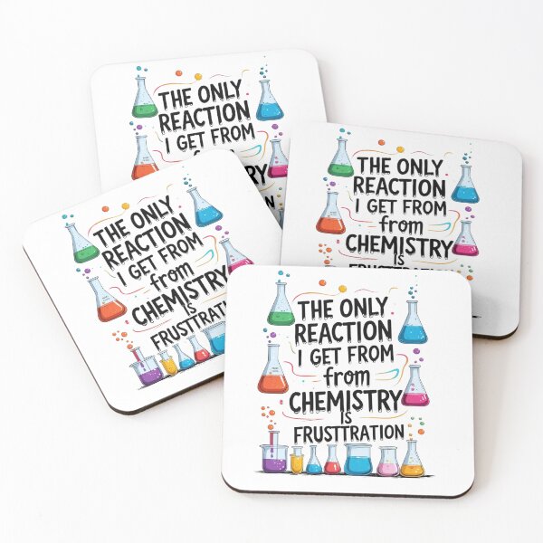 Item preview, the only reaction i get from chemistry is frustration designed and sold by Zatarita Design.