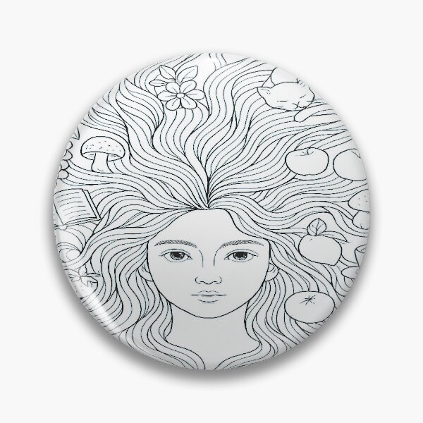 Item preview, Dreamlike Hair  - line art designed and sold by eebee00.