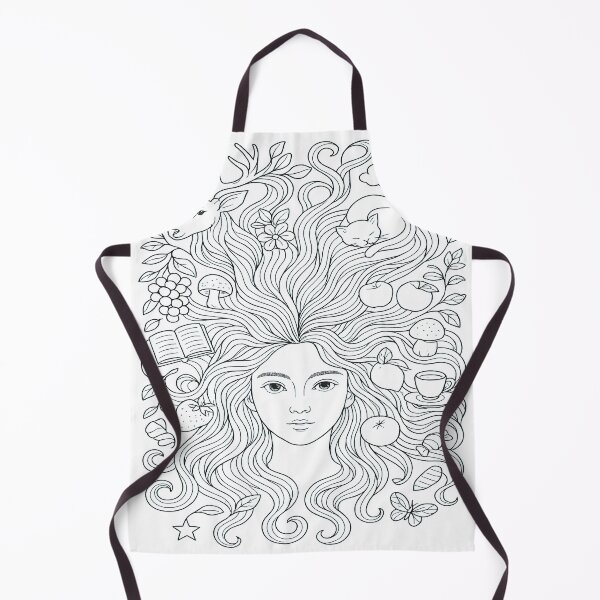 Item preview, Dreamlike Hair  - line art designed and sold by eebee00.