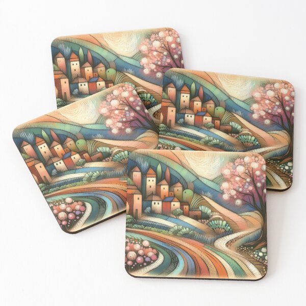 Item preview, Rainbow Terraces designed and sold by Beyondnote-Art.