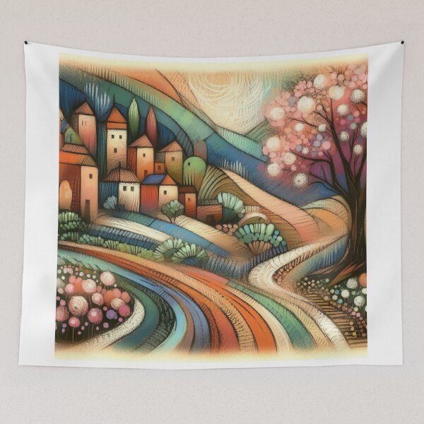 Item preview, Rainbow Terraces designed and sold by Beyondnote-Art.