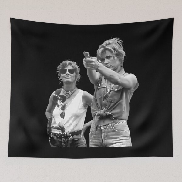 Item preview, Thelma And Louise Gift Movie Geena Davis Susan Sarandon Racerback designed and sold by Picolo25.