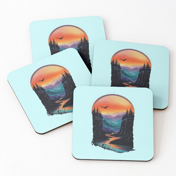 Item preview, Surreal Landscape Features Vivid Sunset And Dreamlike Elements designed and sold by Aise06.