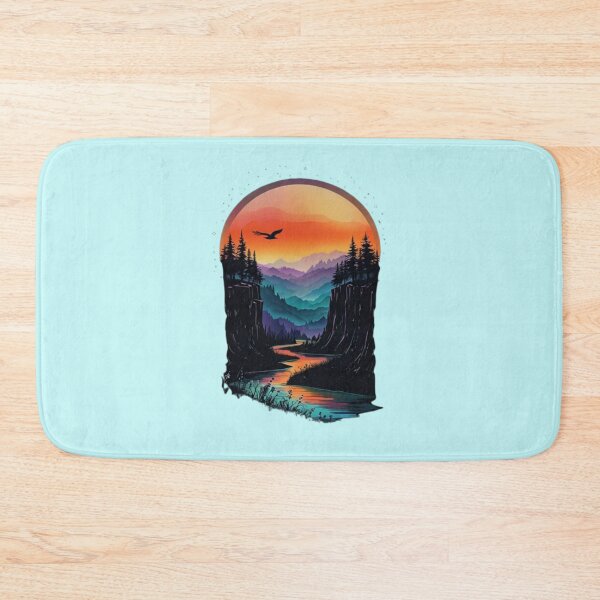 Item preview, Surreal Landscape Features Vivid Sunset And Dreamlike Elements designed and sold by Aise06.