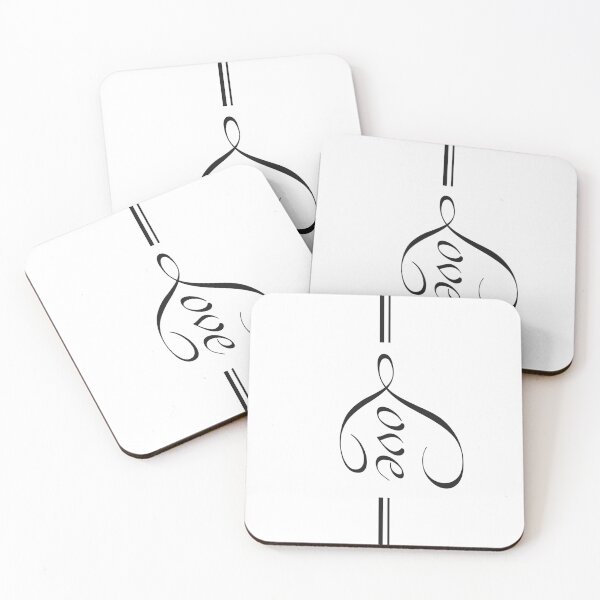 Item preview, Elegant Love Calligraphy – Minimalist Romantic Design designed and sold by asmaqa.