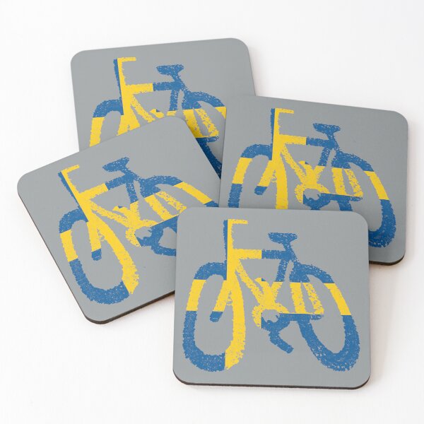 Item preview, Cycling with Swedish flag designed and sold by bravoalpha.