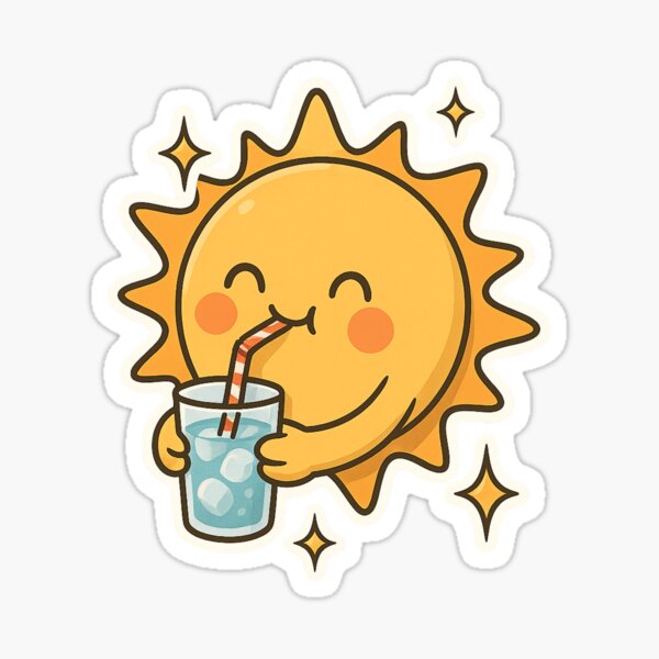 Item preview, Sunny Sips A Cool Drink on a Bright Day! designed and sold by vinaypatel.