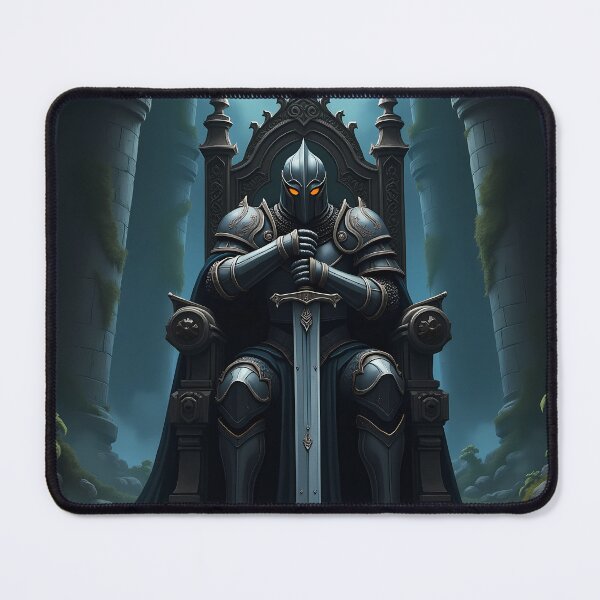 Item preview, A knight on an iron throne with a sword. designed and sold by snow7767.