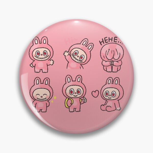 Item preview, Labubu Inspired Sticker Pack designed and sold by madebymir.