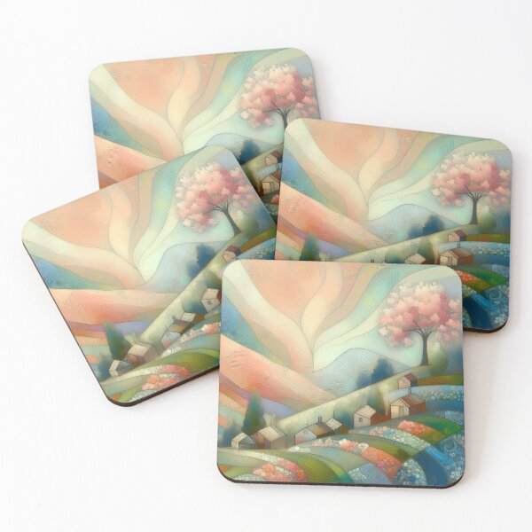 Item preview, Rainbow Terraces designed and sold by Beyondnote-Art.