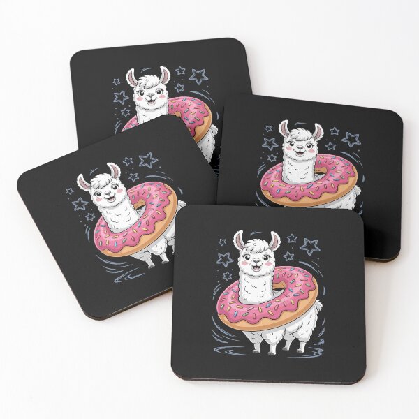 Item preview, Cute And Llama In A Donut Hole designed and sold by LAZAR-EG.