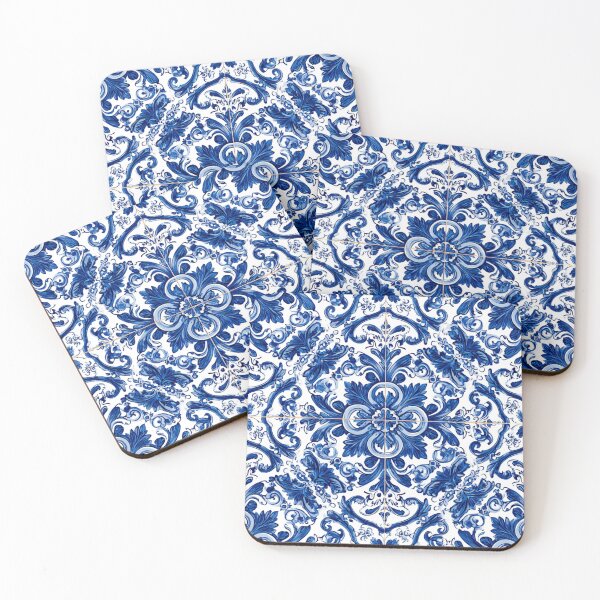 Item preview, Royal Blue Azulejos Portugal Gorgeous Pattern designed and sold by GrinGalore.