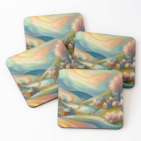 Item preview, Rainbow Terraces designed and sold by Beyondnote-Art.