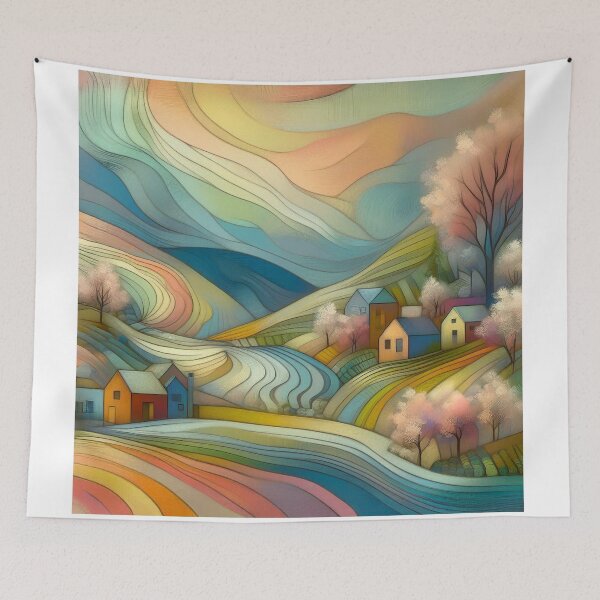 Item preview, Rainbow Terraces designed and sold by Beyondnote-Art.