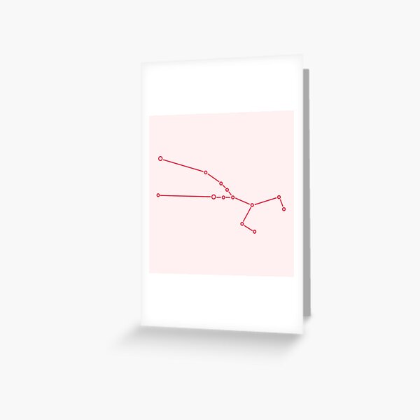 Item preview, Simple Red Taurus Constellation designed and sold by Xiaolan's Art.